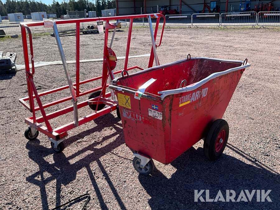 Skivvagn och Fodervagn Starke Arvid 900 / 14000-PU