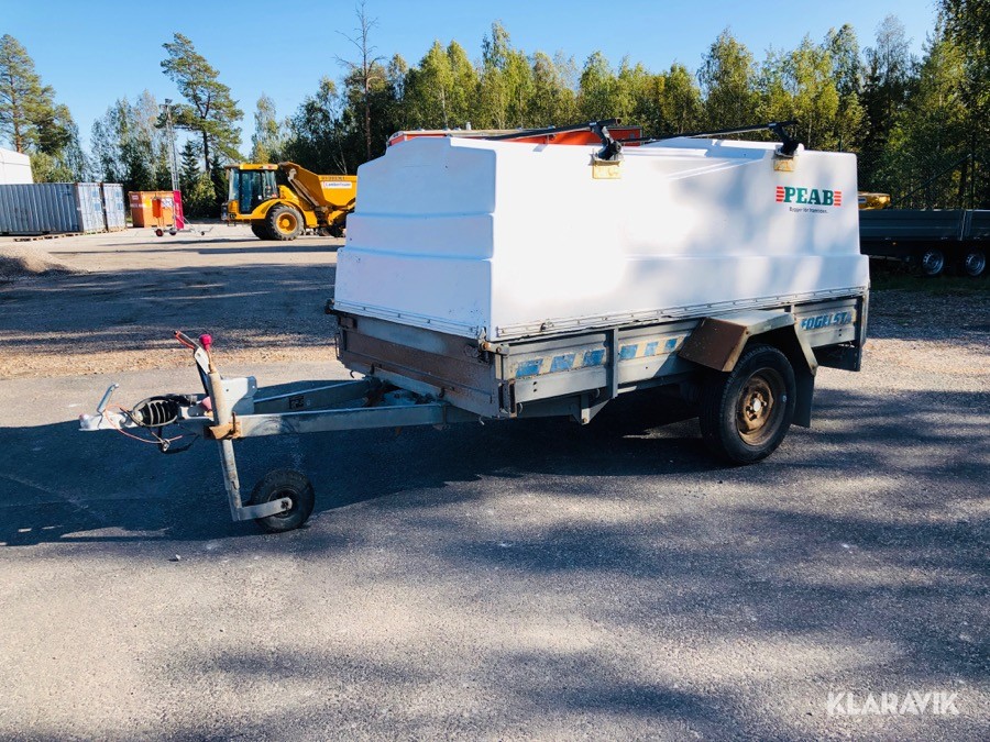 Släpvagn Fogelsta S1000 med kåpa