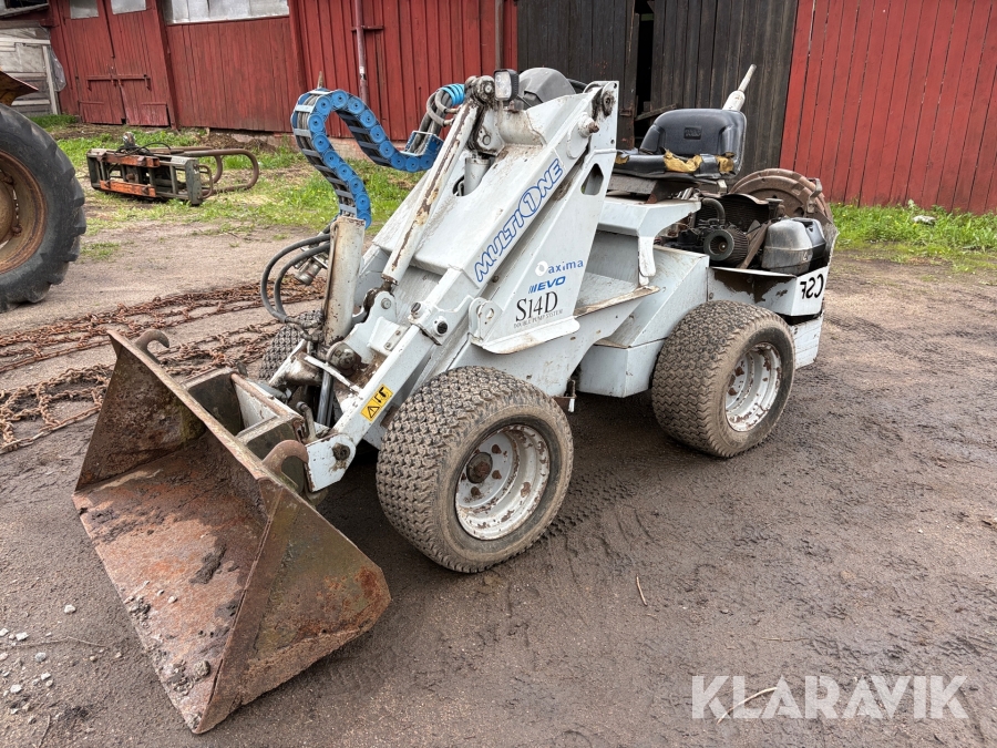 Kompaktlastare teleskop Multione S14 D med redskap