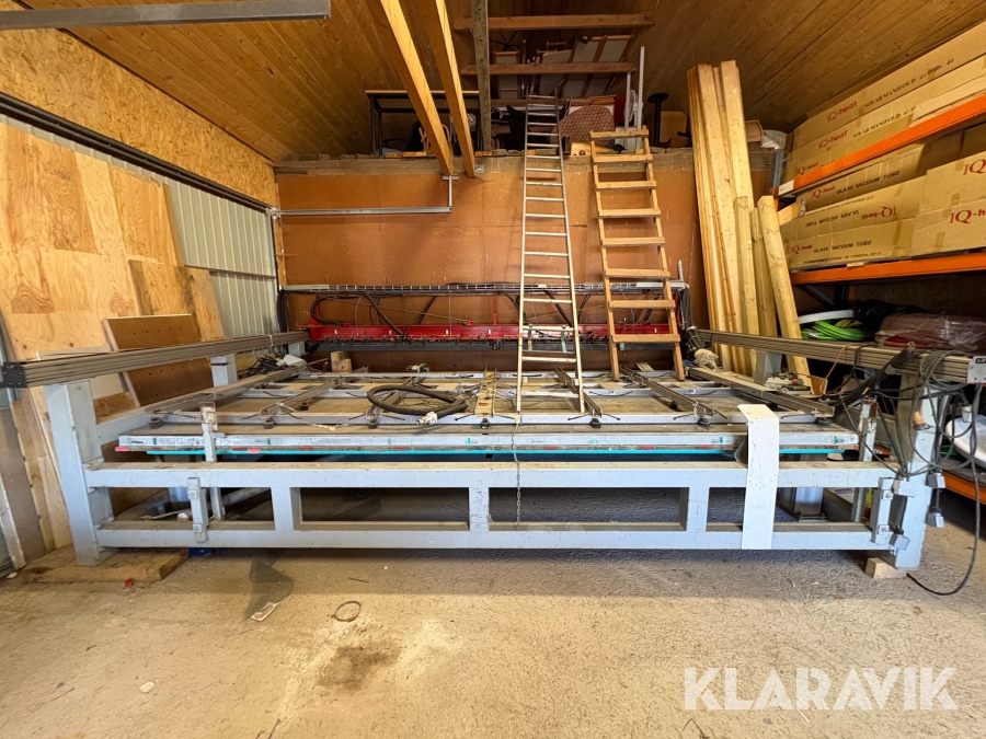 Industriell limbänk med vakuumlyft