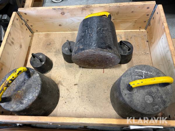Vikter 6st - 165 kg