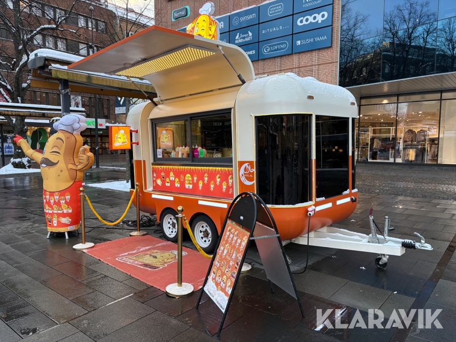 Komplett Foodtruck 3,9m med påskjutsbroms