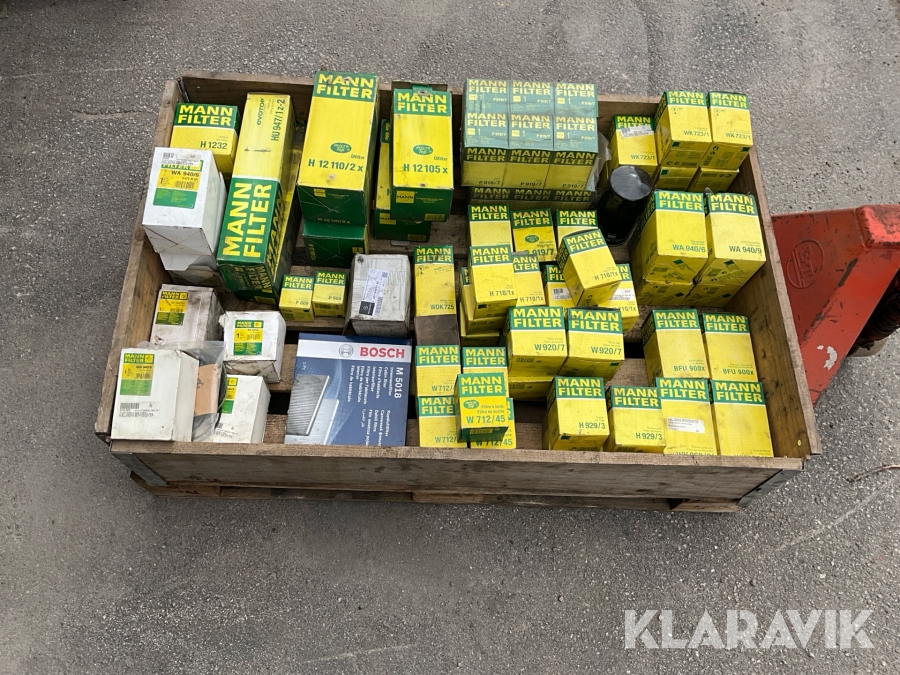 Pall med diverse filter Mann Filter