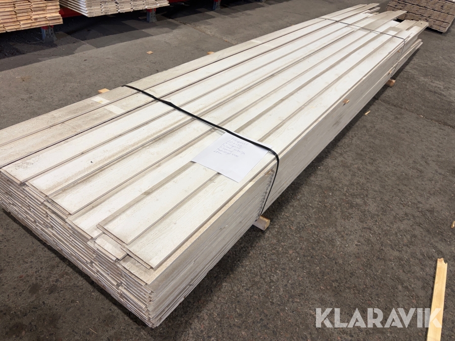Ytterpanel 20x120 Vitgrund