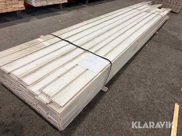 Ytterpanel 20x120 Vitgrund