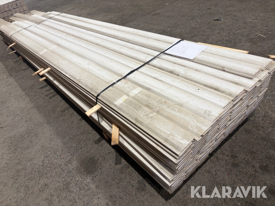 Ytterpanel 20x120 Vitgrund