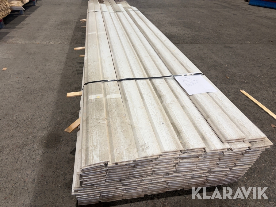Ytterpanel 20x120 Vitgrund