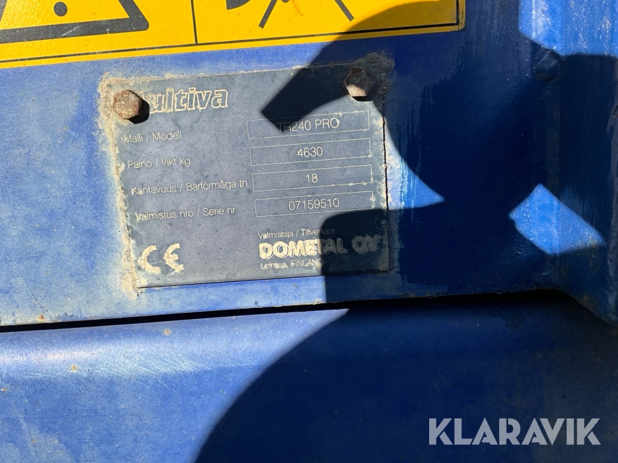 Spannmålskärra Multiva TR 240 pro