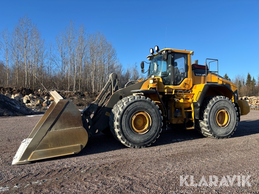 Hjullastare Volvo L220 H med grusskopa