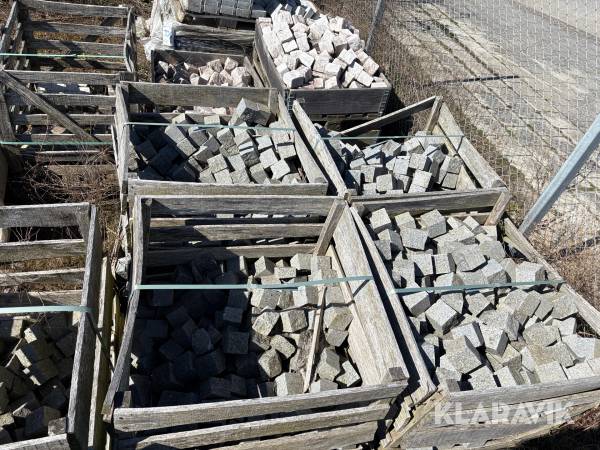 Gatsten i granit 9x9x9cm