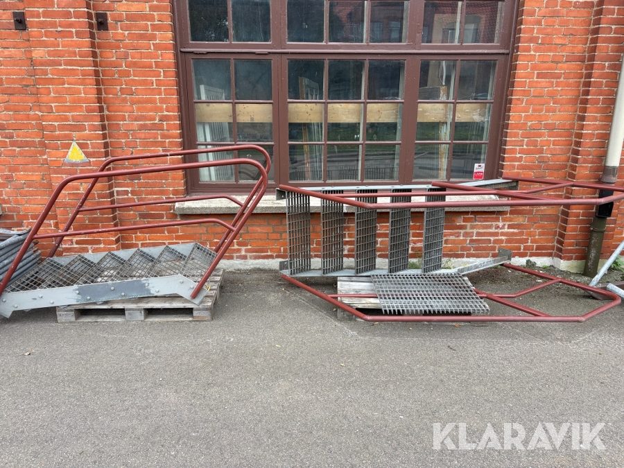 Ståltrappor 3st