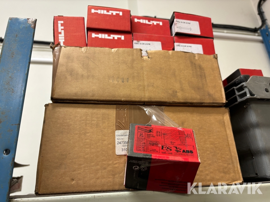 Rostfrispik med skott för bult pistol Hilti ca 15.000 st