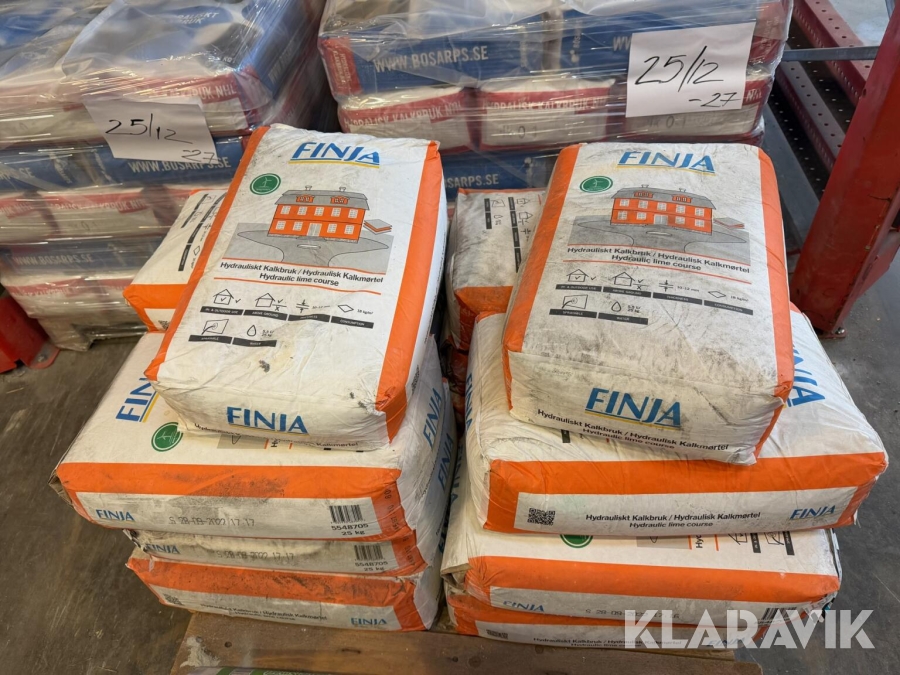 Hydraliskt Kalkbruk Finja 14st