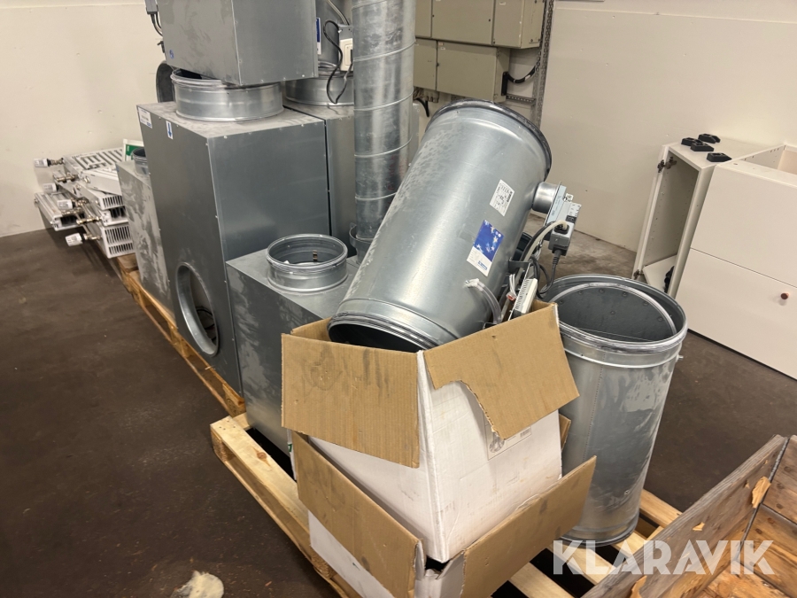 Ventilationsdetaljer Lindab stort parti