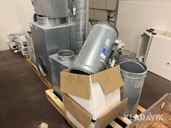 Ventilationsdetaljer Lindab stort parti