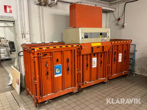 Komprimator Orwak 9020 balpress, 3 kammare