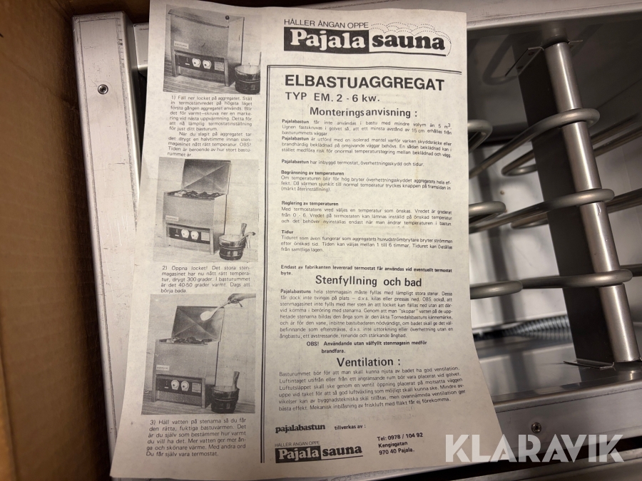 Bastuaggregat Pajalabastun