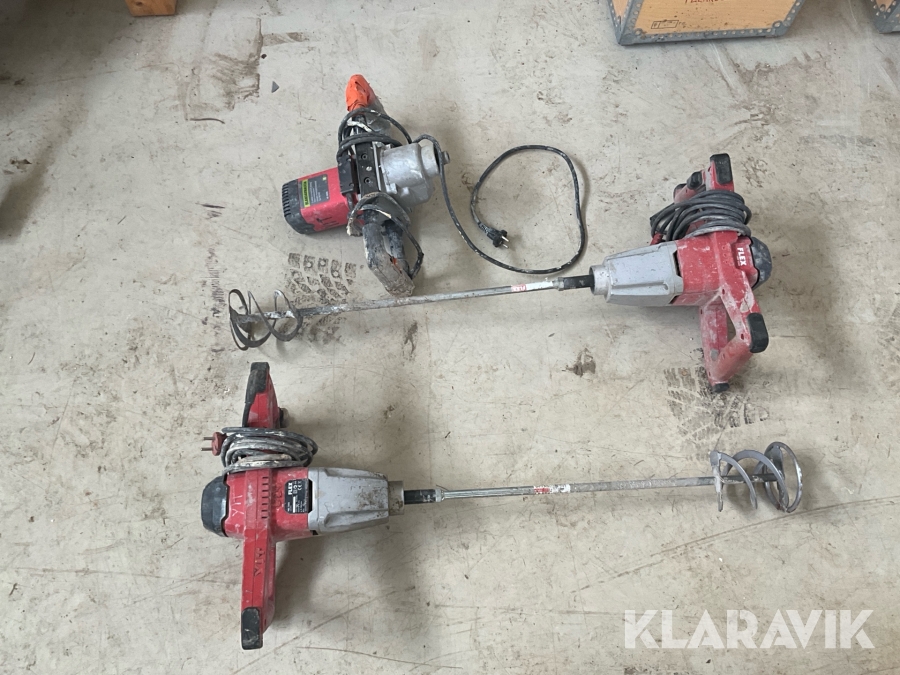 Maskinblandare Flex MXE1000 3st