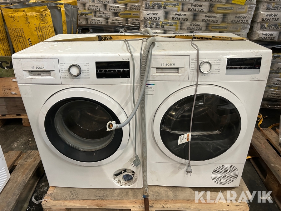 Tvättmaskiner Bosch WDT68/WIM64 2 st