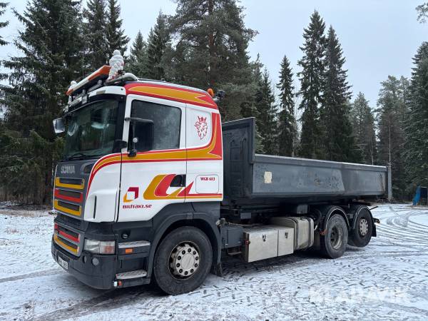 Lastväxlare Scania R470 LB6X2*4HNB med snabblås inklusive flak