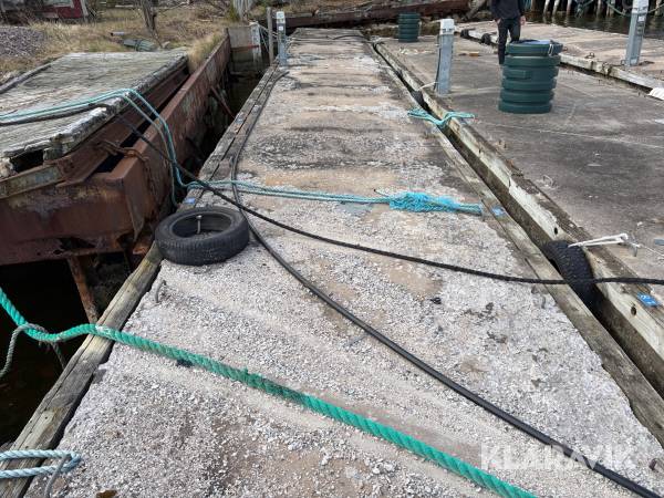 Betongbrygga Pontona 25x2,6m