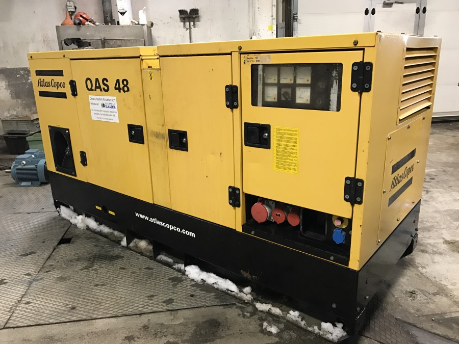 Elverk Diesel Atlas Copco