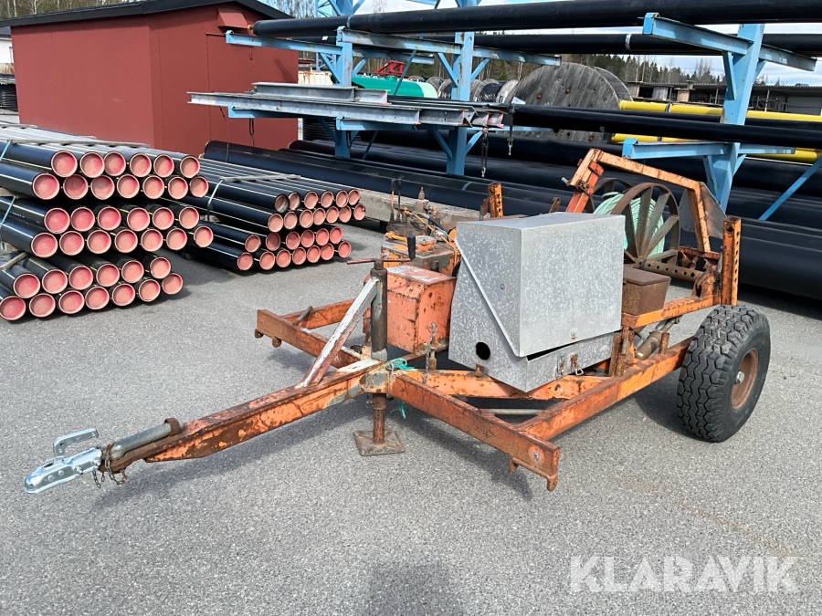 Kabelvinsch Sahlins Maskin med vagn