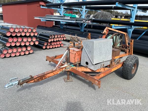 Kabelvinsch Sahlins Maskin med vagn