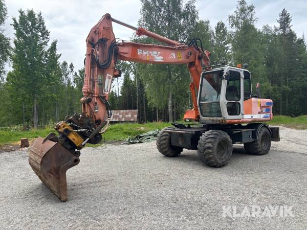 Grävmaskin Fiat Hitachi FH 150 W.3 med tiltrotator & redskap