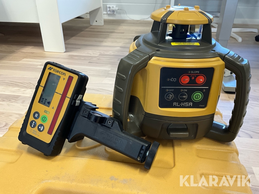 Planlaser Topcon RL H5A kalibrerad