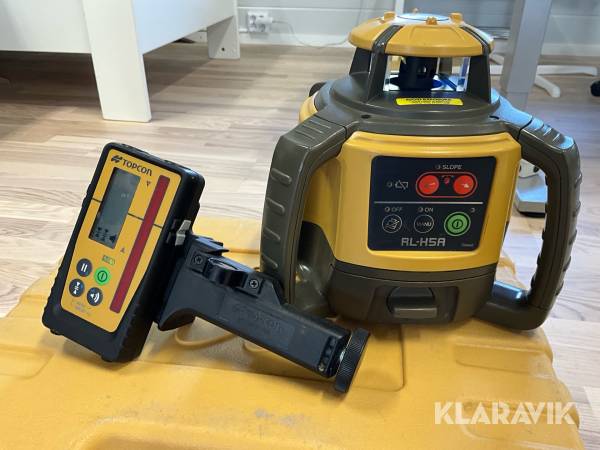 Planlaser Topcon RL H5A kalibrerad
