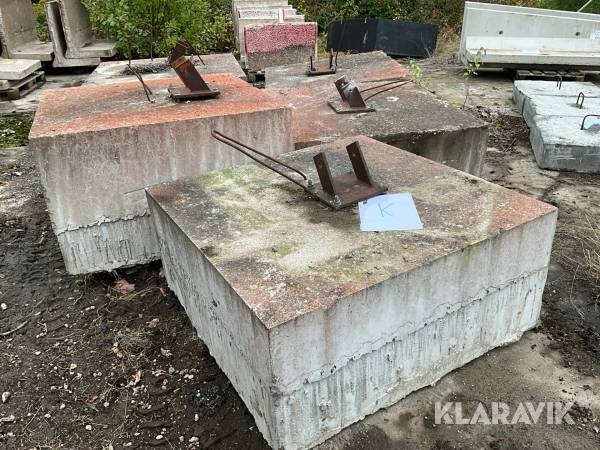 Betongfundament 5st