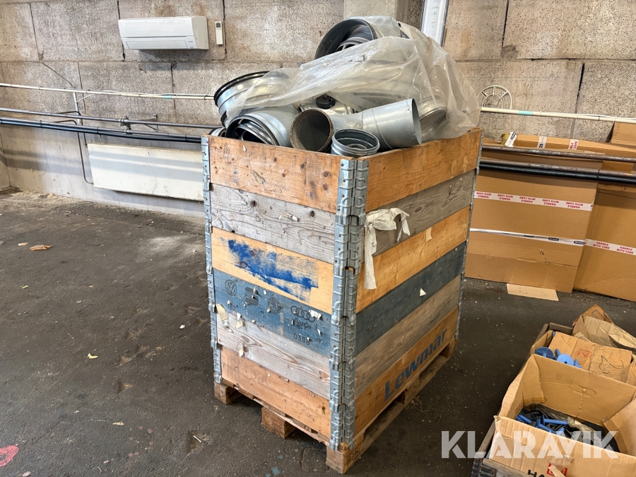 Ventilationsdelar blandade storlekar & dimensioner