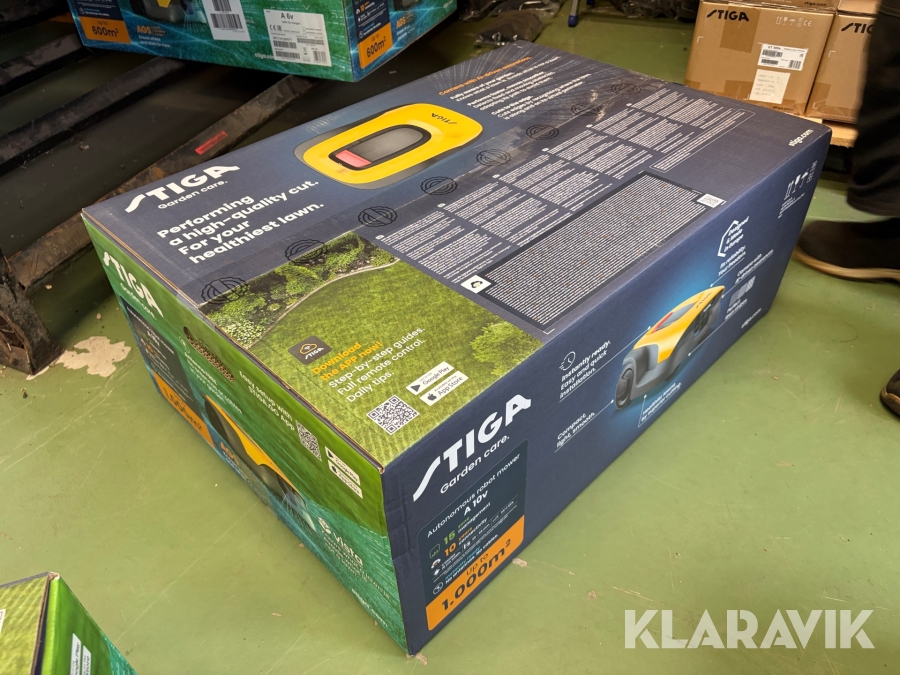 Robotgräsklippare Stiga A 10v kabelfri