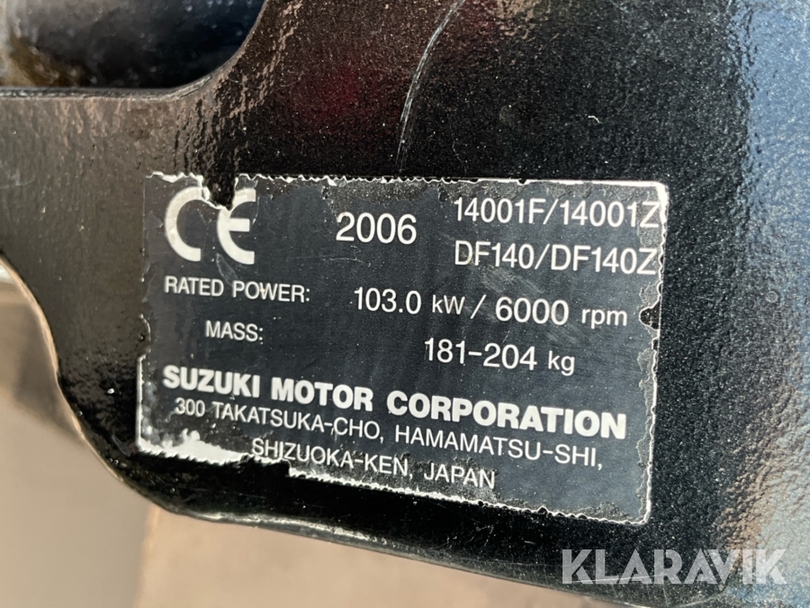 Båt Viper 630 Greyline med motor Suzuki 140hk 4-takt