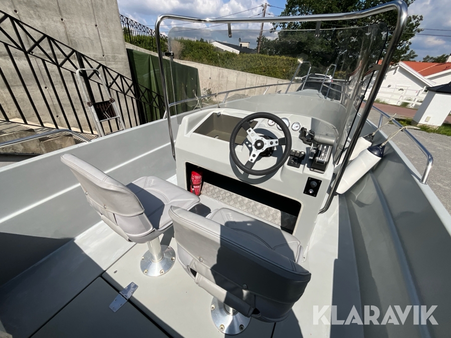 Båt Viper 630 Greyline med motor Suzuki 140hk 4-takt