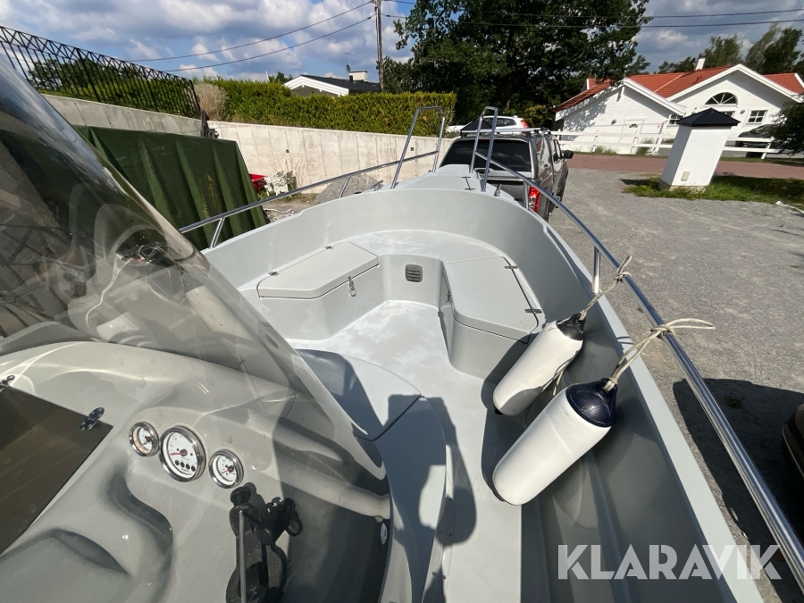 Båt Viper 630 Greyline med motor Suzuki 140hk 4-takt