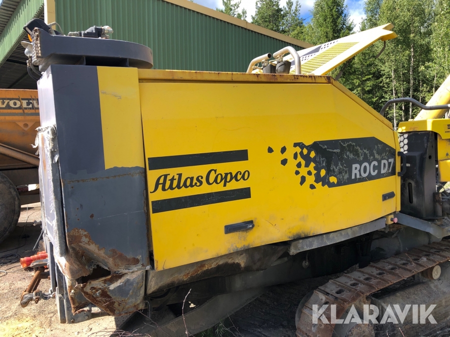 Borr och borrvagn Atlas Copco ROCD7 