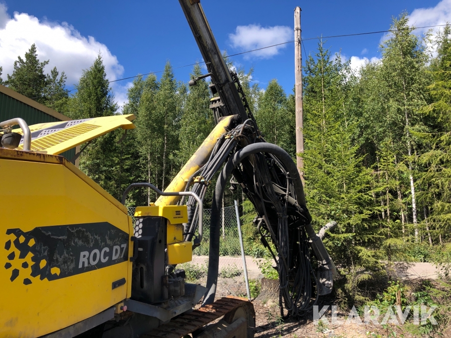 Borr och borrvagn Atlas Copco ROCD7 