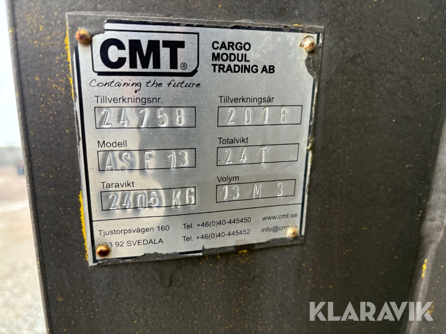 Asfaltsflak CMT ASF 13, Filipstad, Klaravik auktioner