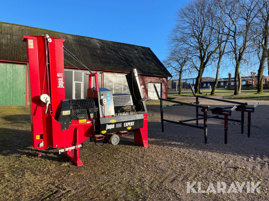 Vedmaskin Japa 385 Expert 6,0t med stockbord