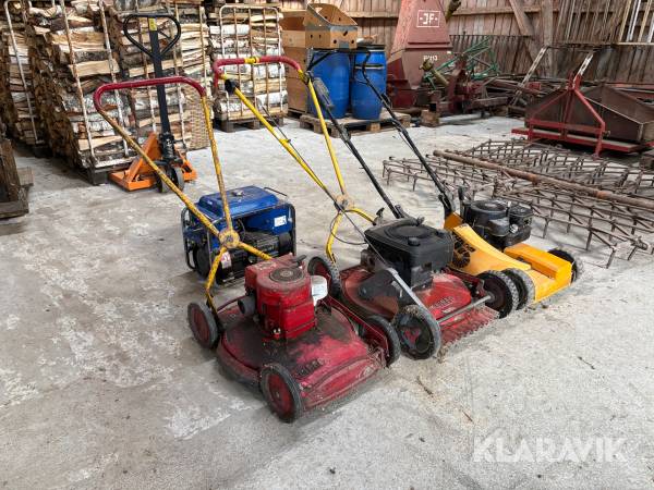 Gräsklippare och elverk Klippo, Stiga och Luna