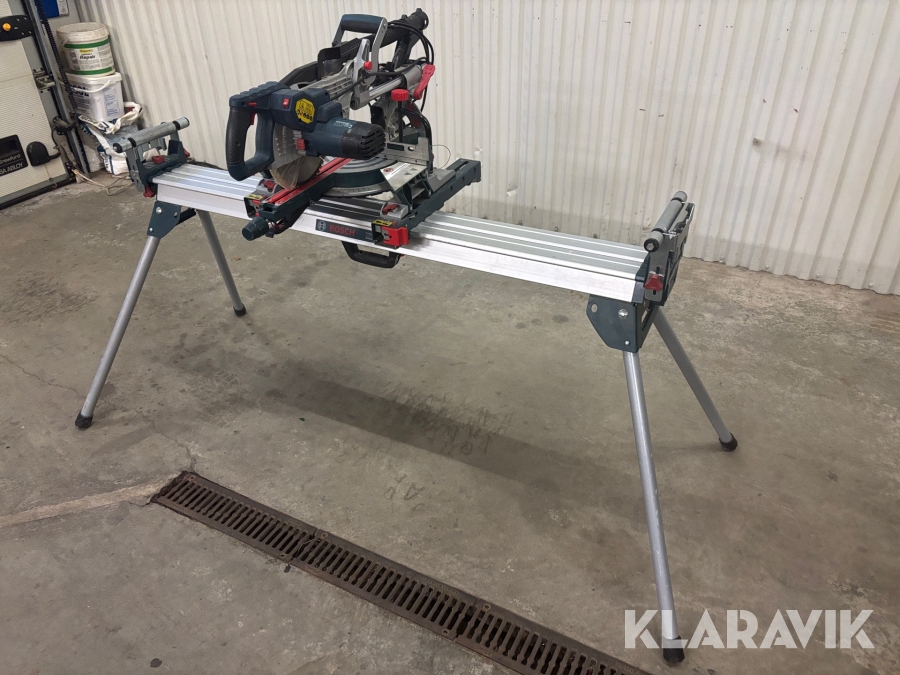 Kap & gersåg med stativ & bord Bosch GCM 8 SJL
