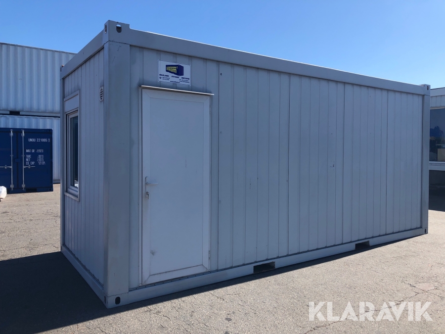 Containerbod  Uniteam 20 fot inkl omklädningsskåp