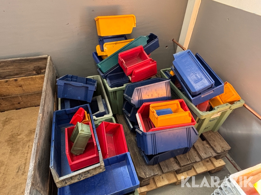 Parti med olika verktygslådor Perstorp Form 