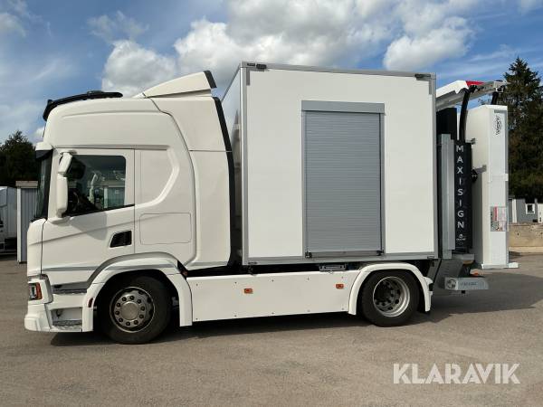 TMA Lastbil Scania P410A Verdegro 350 TL3 US 100K
