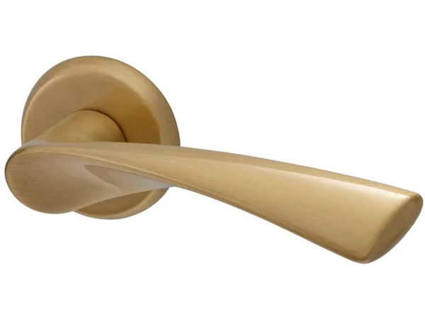 Ytterdörrhandtag Hvid Freja, mässing, 120 mm, 2 st