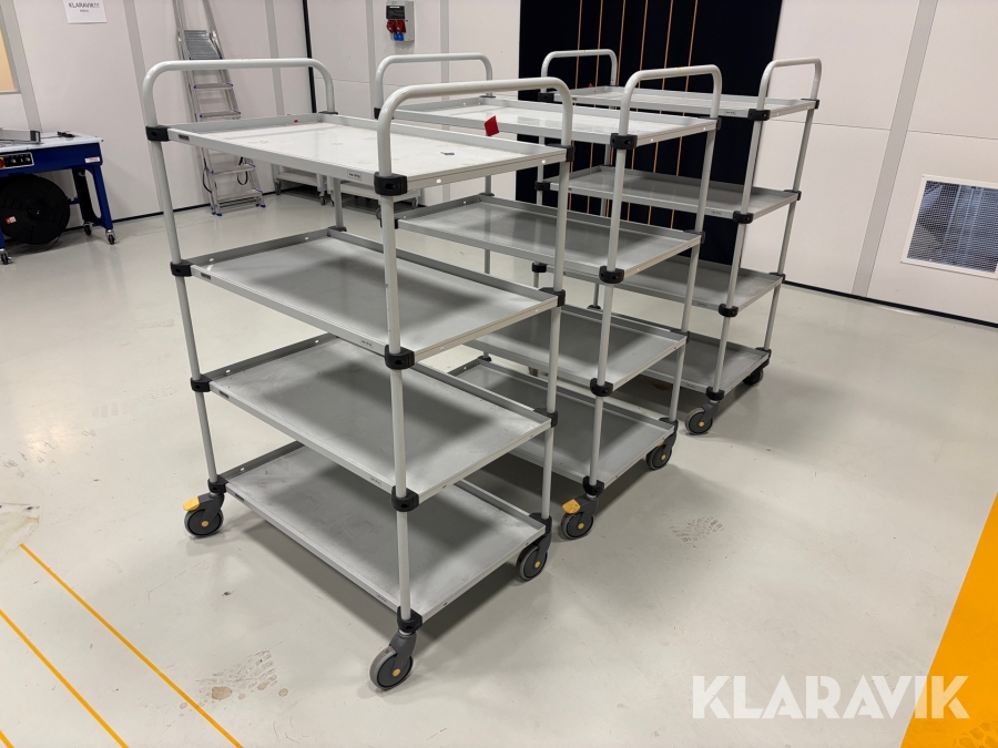 Vagn TRESTON 3st med hjul