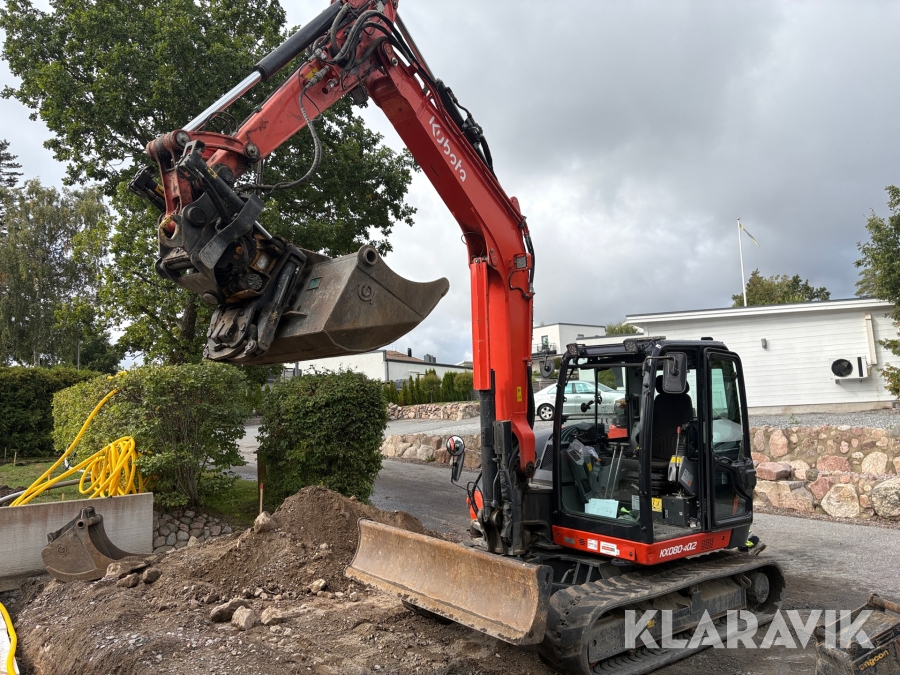 Grävmaskin Kubota KX080-4a2