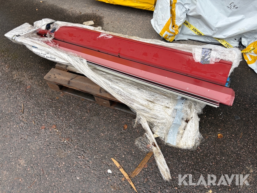 Nockplåt, fotplåt och ränndalsplåt